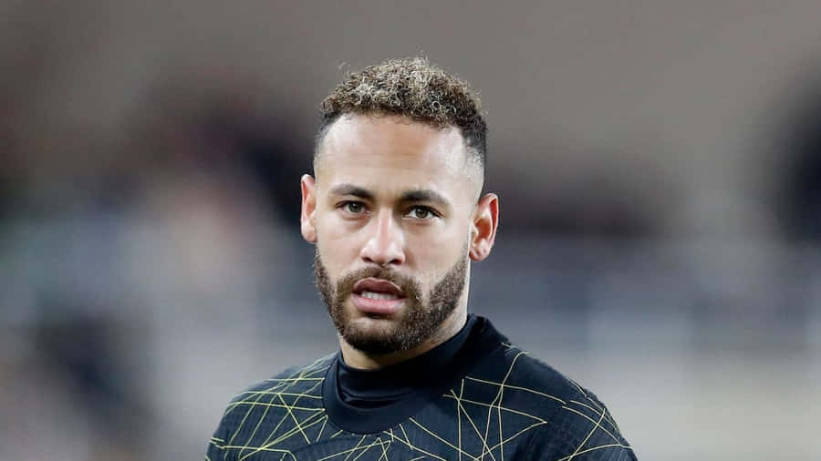 Neymar Beard Style Portrait Wallpaper