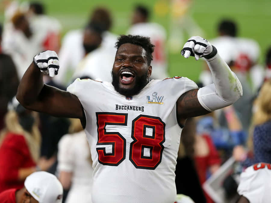 Nfl Player Shaquil Barrett Tampa Bay Buccaneers Wallpaper