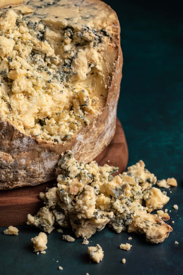 Nibble Into The Perfect Blue Cheese Wallpaper