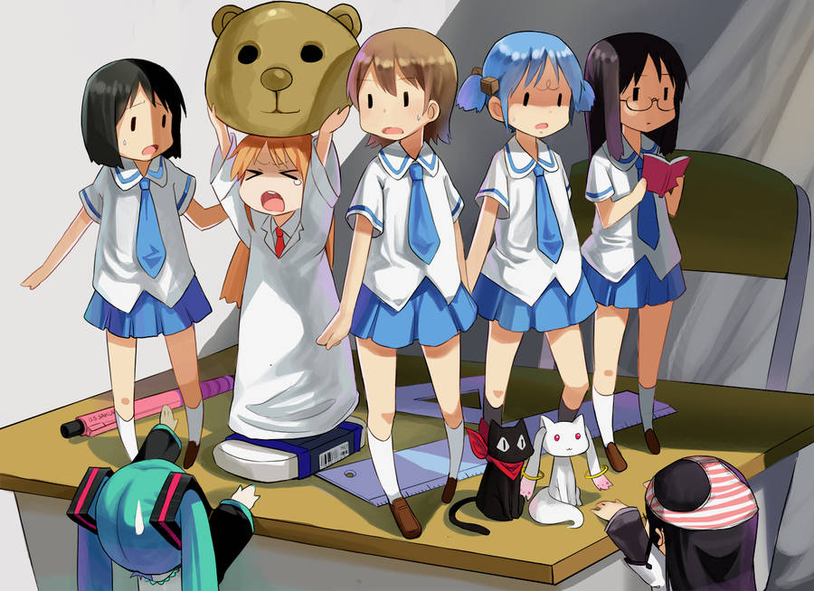 Nichijou Giant Table Wallpaper