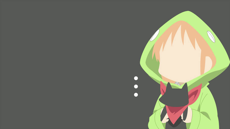 Nichijou Hakase In Jacket Wallpaper