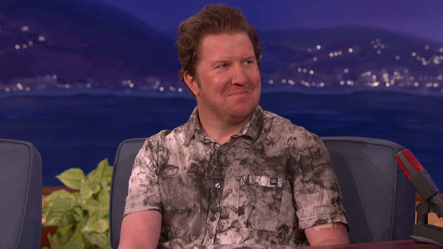 Nick Swardson Smiling For The Camera. Wallpaper