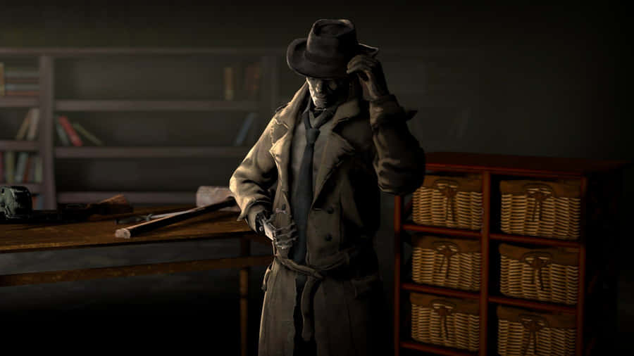 Nick Valentine - A Synth Detective In The Post-apocalyptic World Wallpaper