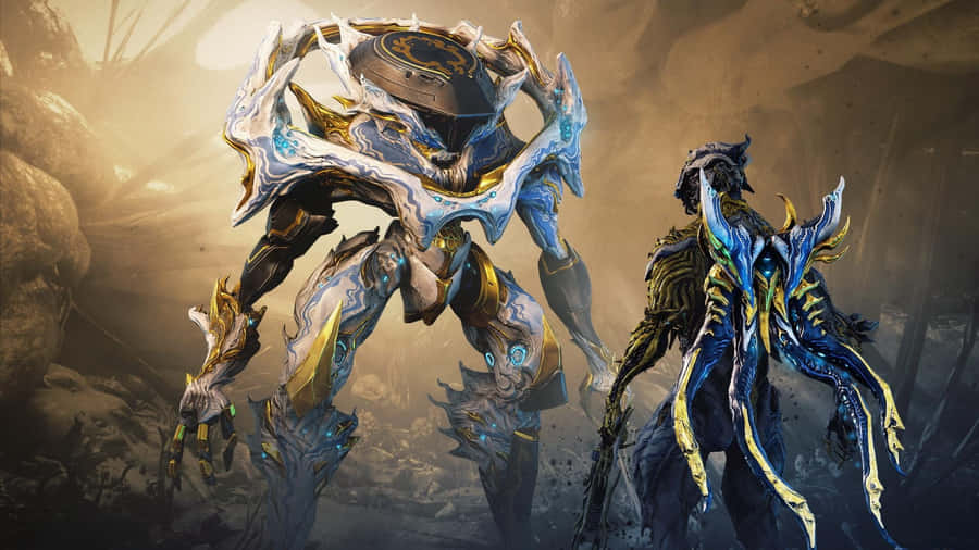 Nidus Warframe And Titania Wallpaper