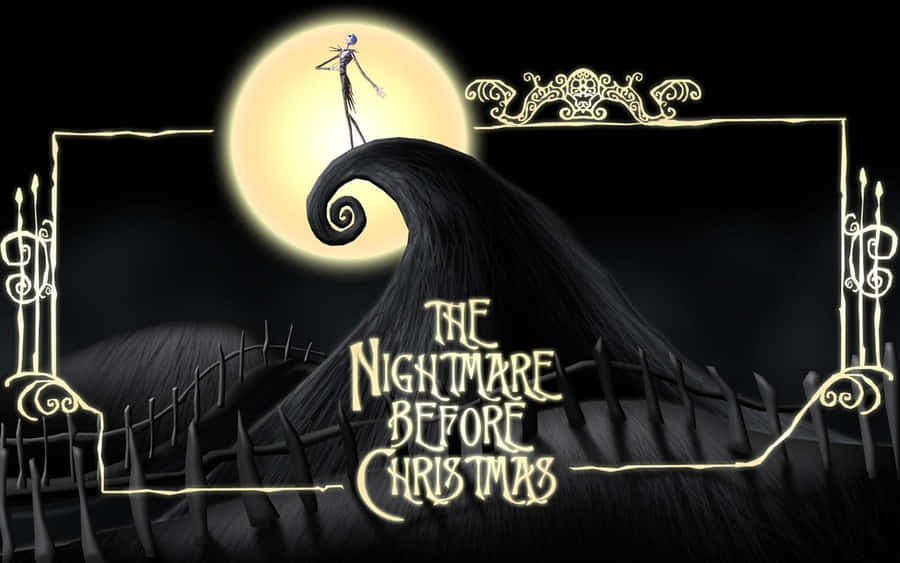 Nightmare Before Christmas Moonlight Hill Wallpaper
