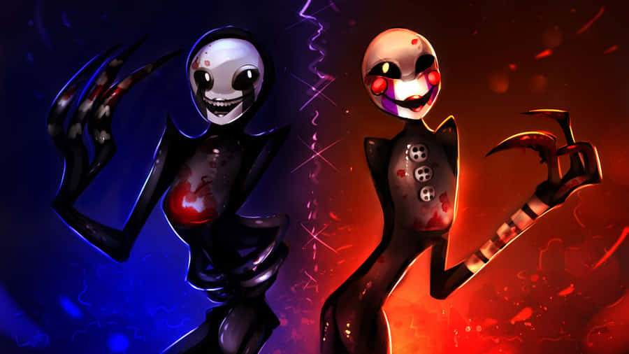 Nightmare Puppet Characters Wallpaper