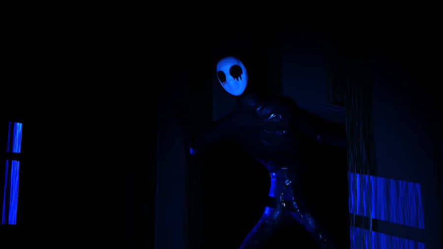 Nightmare Puppet In Dark Room Wallpaper