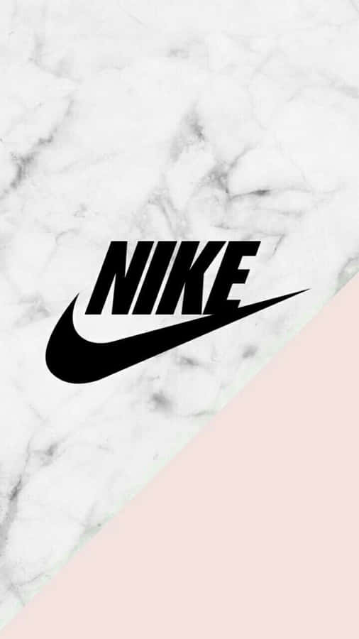 Nike Logo Marble Pink Aesthetic Wallpaper.jpg Wallpaper