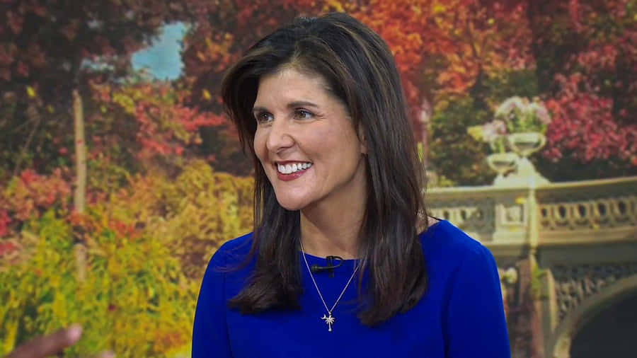 Nikki Haley Smiling Wallpaper