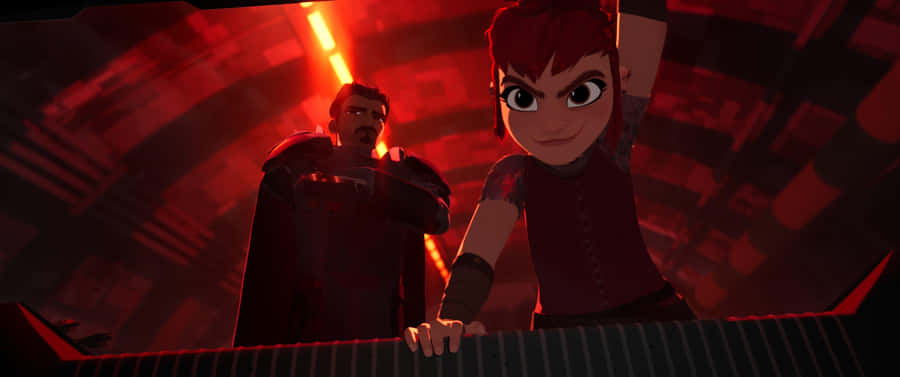 Nimonaand Blackheart Adventure Wallpaper