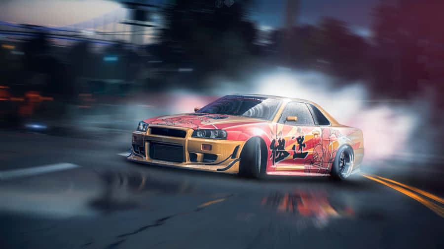 Nissan Skyline Gt R Street Racing Wallpaper