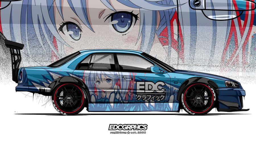 Nissan Skyline Vocaloid Jdm Anime Wallpaper