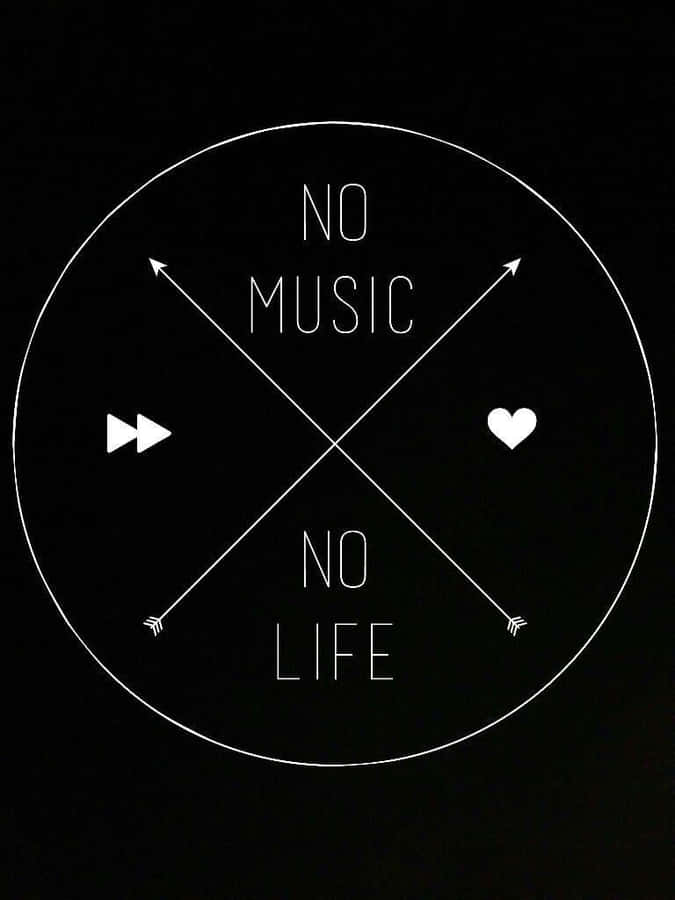 No Music No Life Graphic Wallpaper
