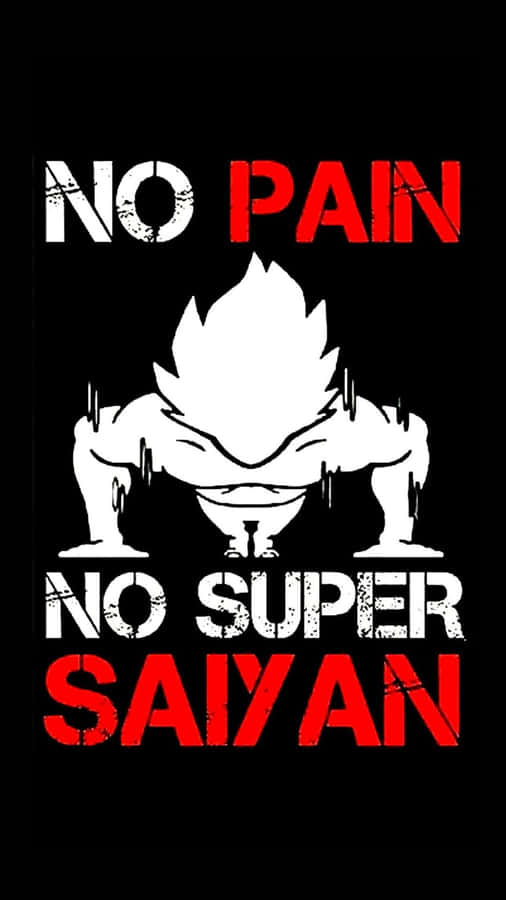 No Pain No Super Saiyan Wallpaper