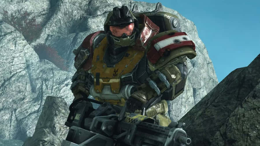 Noble Team's Jorge-052 In Action Wallpaper