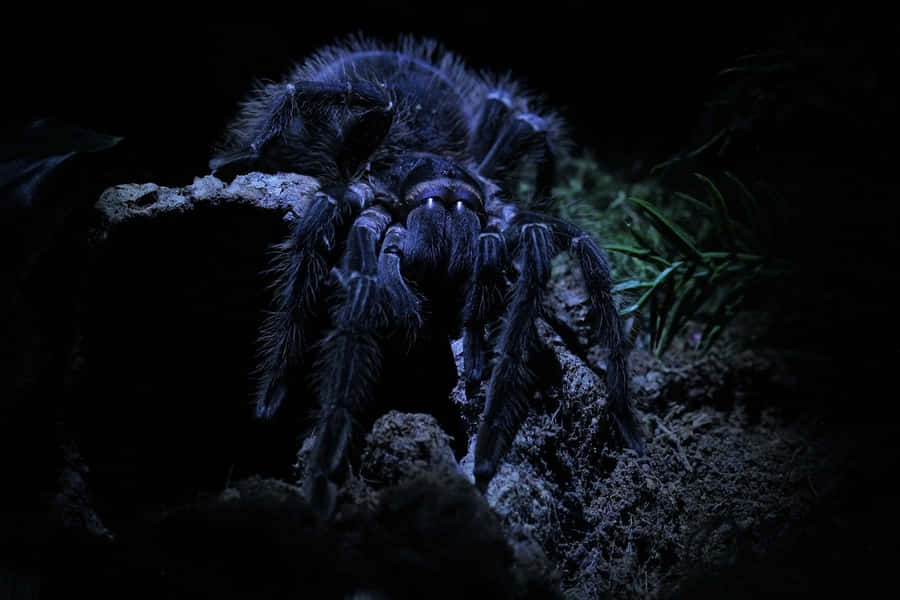 Nocturnal Tarantulain Habitat.jpg Wallpaper