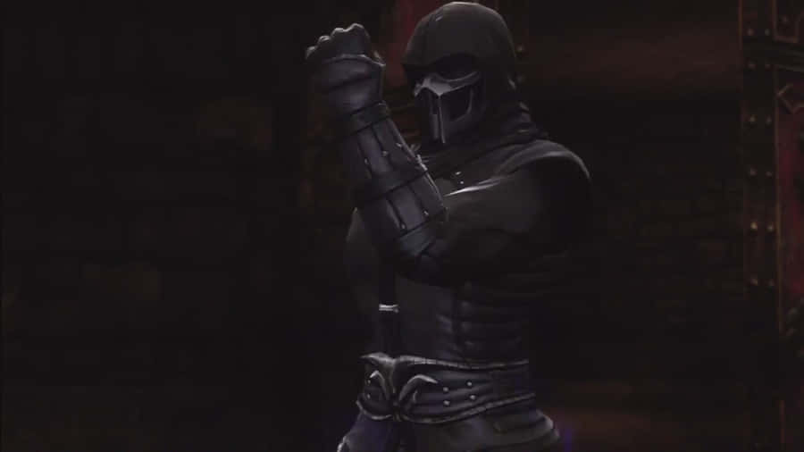 Noob Saibot In Epic Mortal Kombat Battle Wallpaper