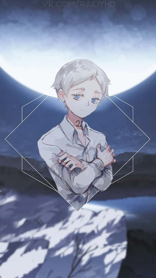 Norman From The Promised Neverland Stands Strong Wallpaper