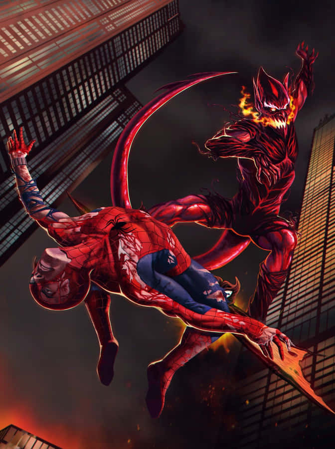 Norman Osborn In His Iconic Green Goblin Costume Wallpaper