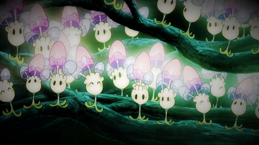 Numerous Glowing Morelull Hd Wallpaper