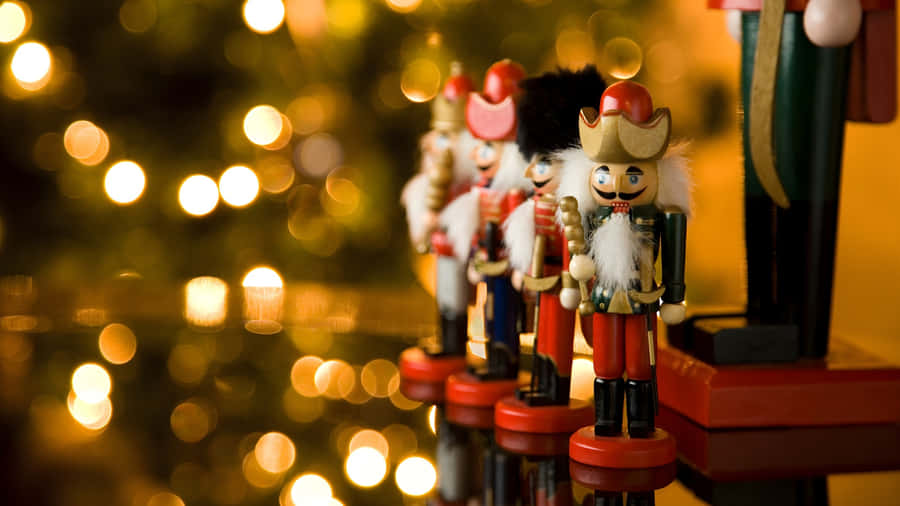 Nutcracker Soldiers Display Wallpaper