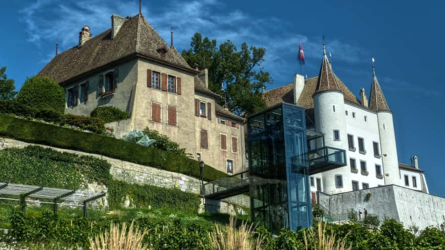 Nyon Castle Geneva Switzerland Wallpaper