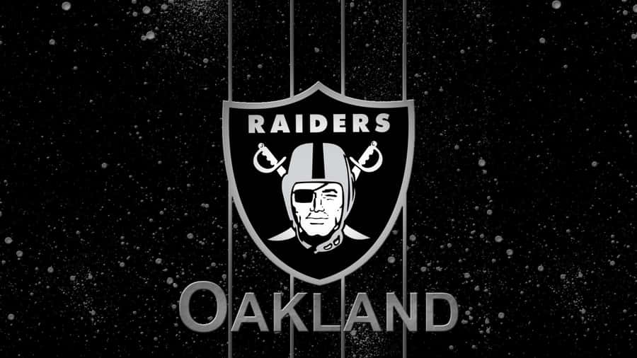 Oakland Raiders Grayscale Wallpaper