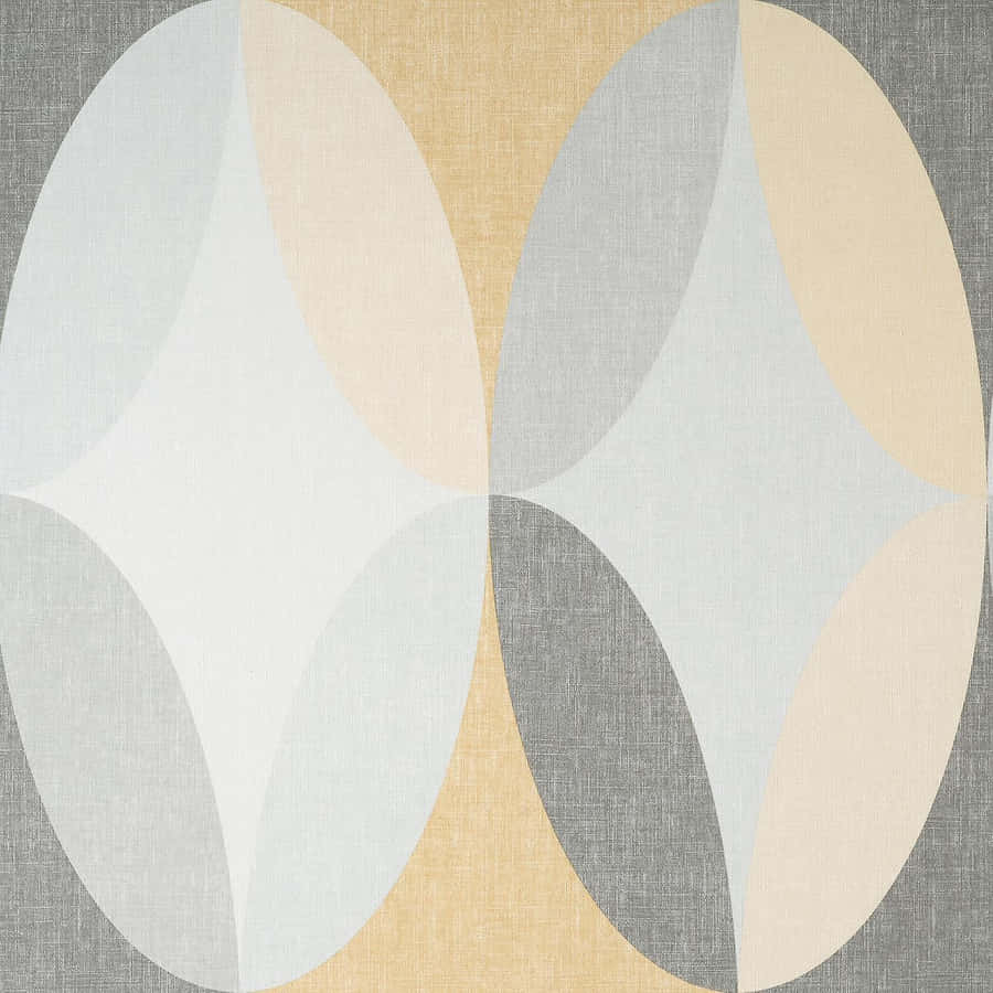 Oblong Gray And Orange [wallpaper] Wallpaper
