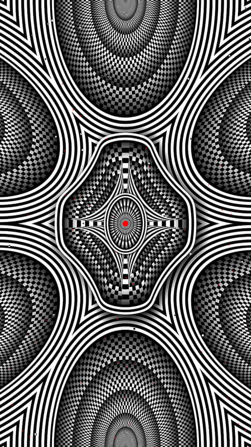 Oblong With Red Dot [wallpaper] Wallpaper