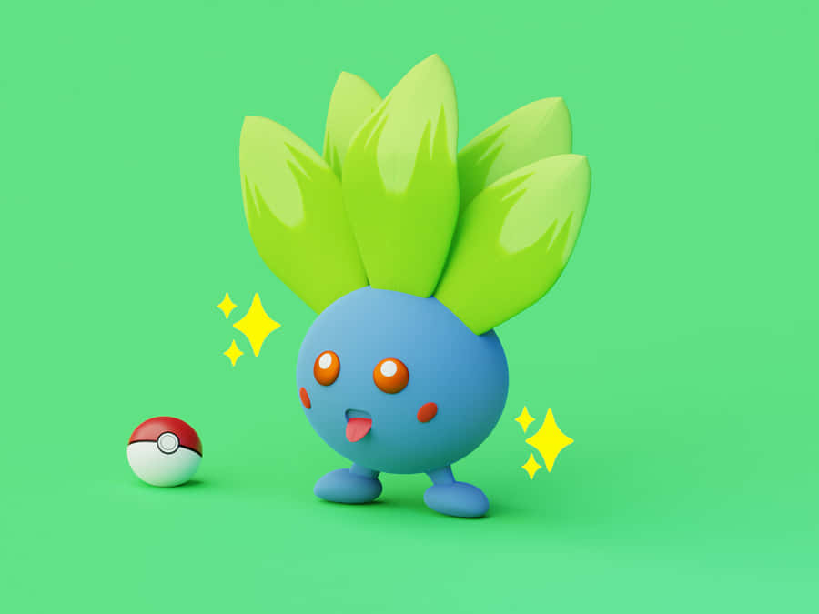 Oddish With Pokeball Wallpaper