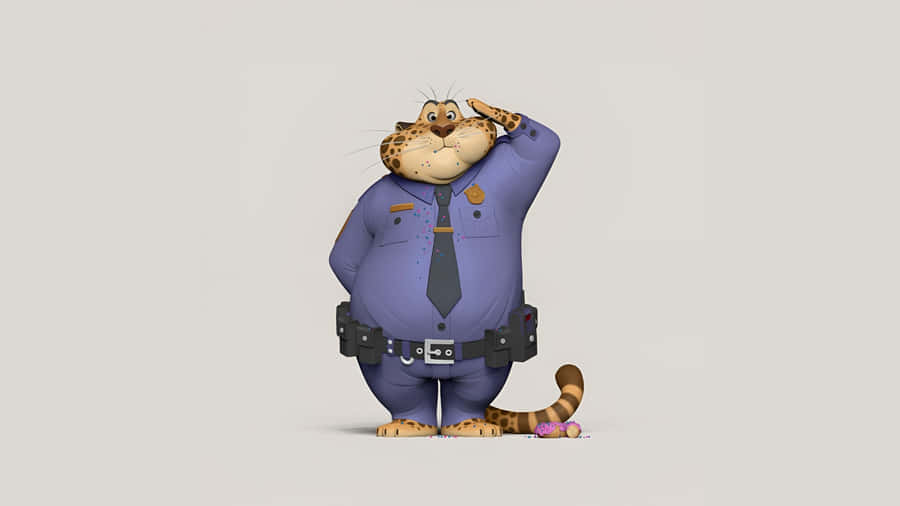 Officer Clawhauser Character Wallpaper