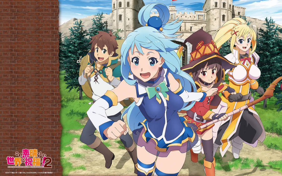 Official Konosuba Cover Wallpaper