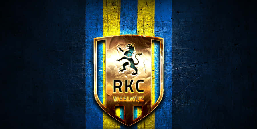 Official Logo Of Rkc Waalwijk, Premier Dutch Football Club Wallpaper