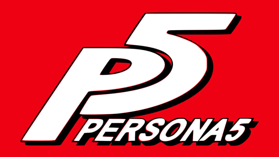 Official Logo Of The Role-playing Game Persona 5 Wallpaper