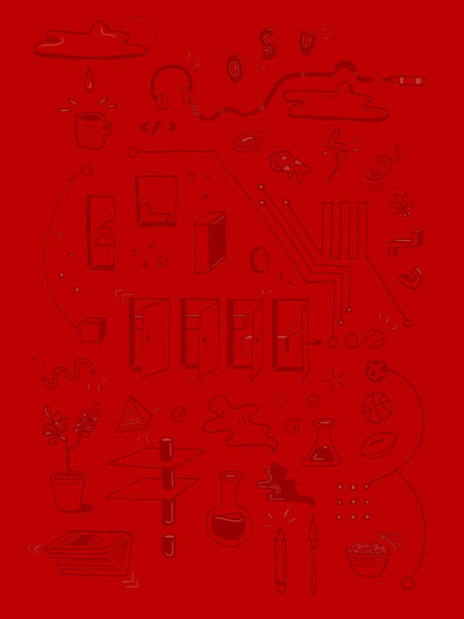 Ohio State Digital Artwork Wallpaper