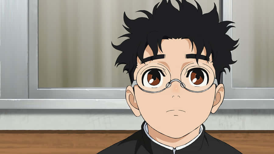 Okarun Anime Character Closeup Wallpaper