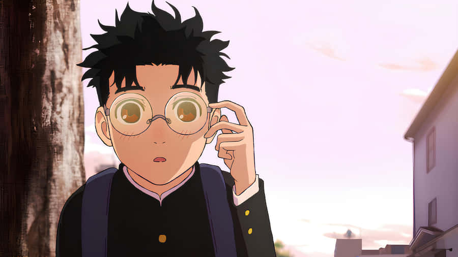 Okarun Anime Character Moment Wallpaper