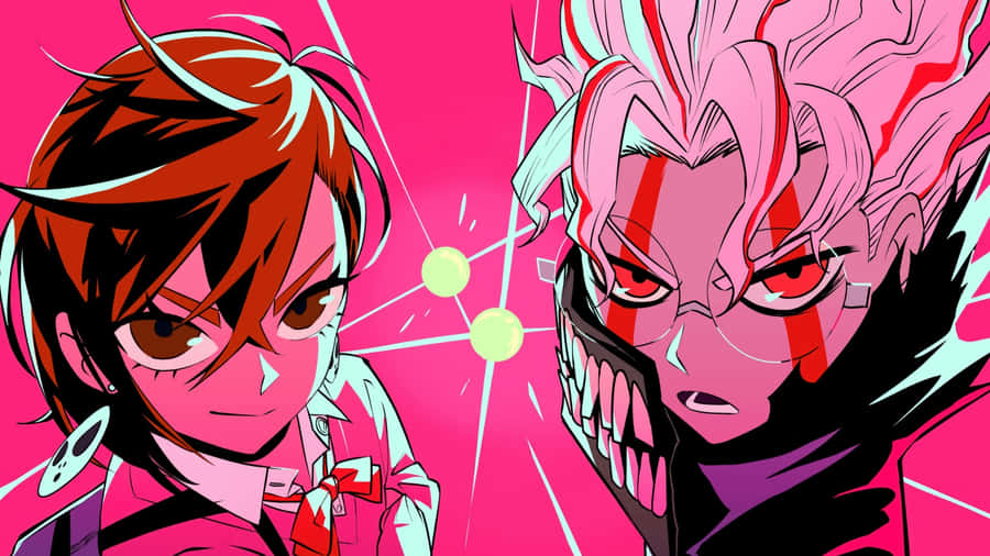 Okarun Anime Characters Wallpaper