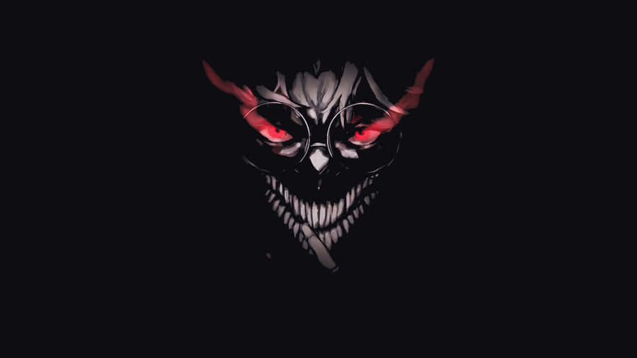 Okarun Dark Demon Mask Wallpaper