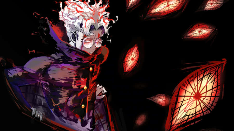 Okarun Dark Eyes Power Wallpaper