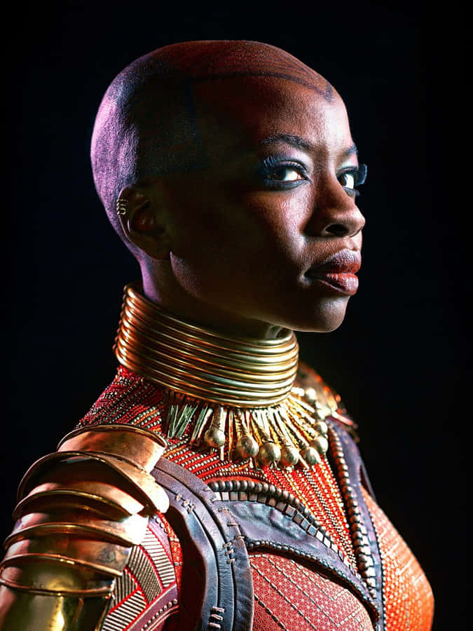 Okoye - The Fierce Wakandan Warrior Wallpaper
