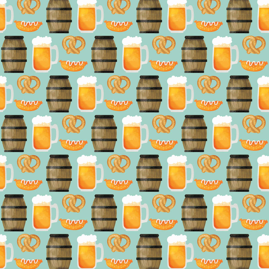 Oktoberfest Food And Drinks Wallpaper
