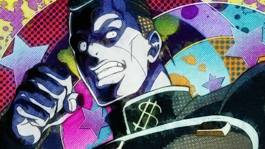 Okuyasu Nijimura In Action Wallpaper