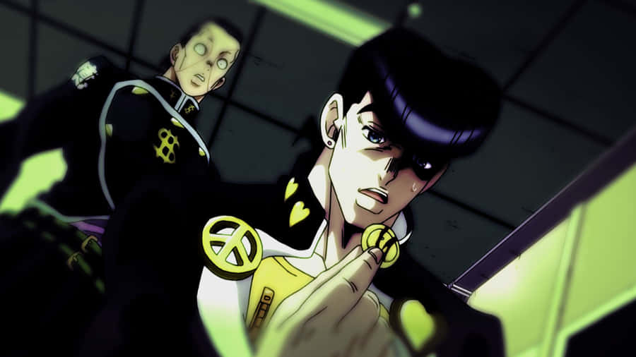 Okuyasu Nijimura - Jojo's Bizarre Adventure Anime Character Wallpaper