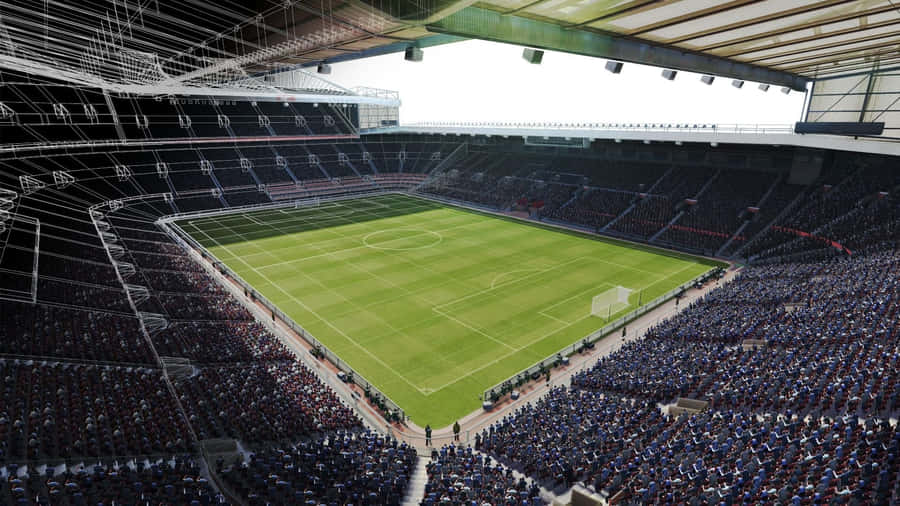 Old Trafford Stadium Design Concept Wallpaper