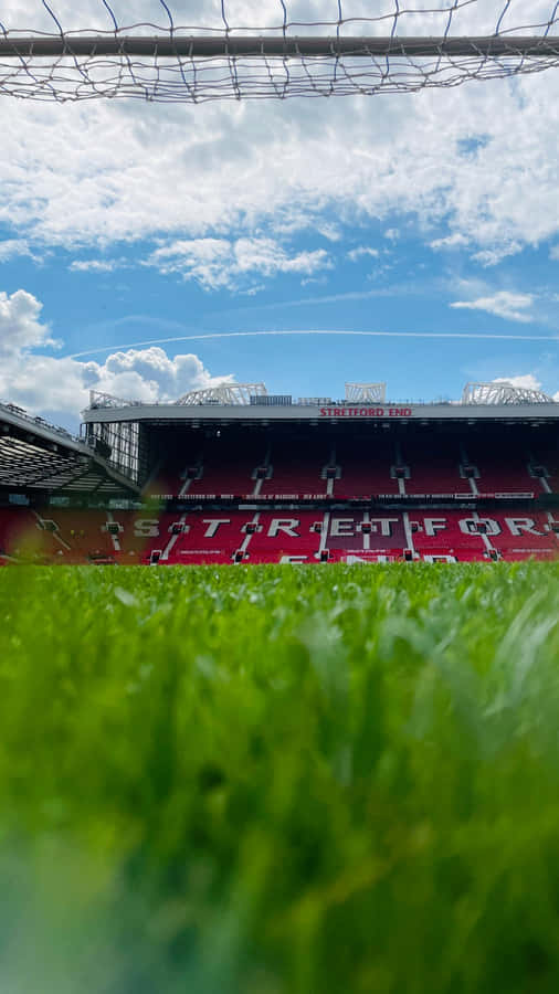 Old Trafford Stretford End View Wallpaper