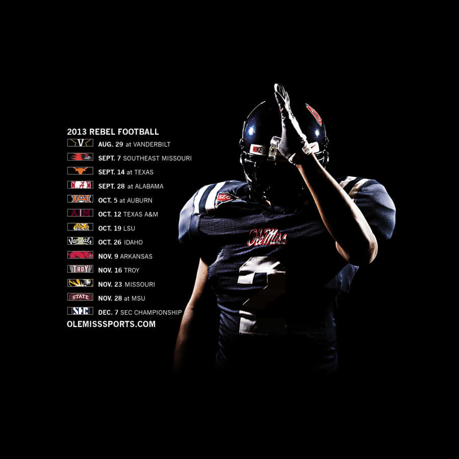 Ole Miss Football Match Schedule Wallpaper