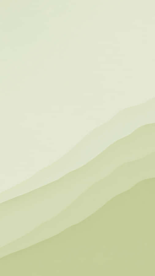 Olive Green Waves Abstract Background Wallpaper