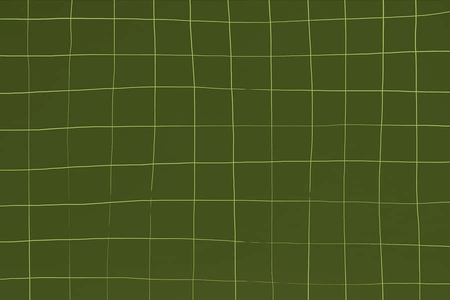 Olive Greenaesthetic Desktop Grid Wallpaper