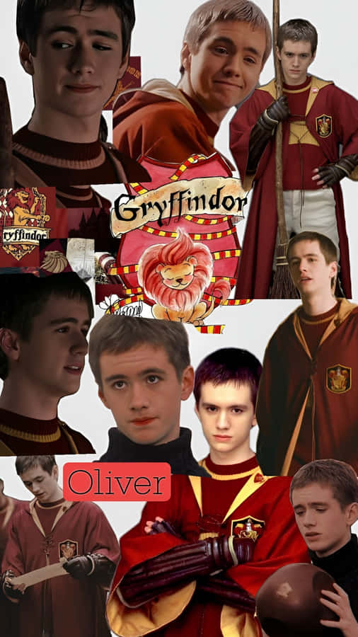 Oliver Wood Gryffindor Captain Wallpaper